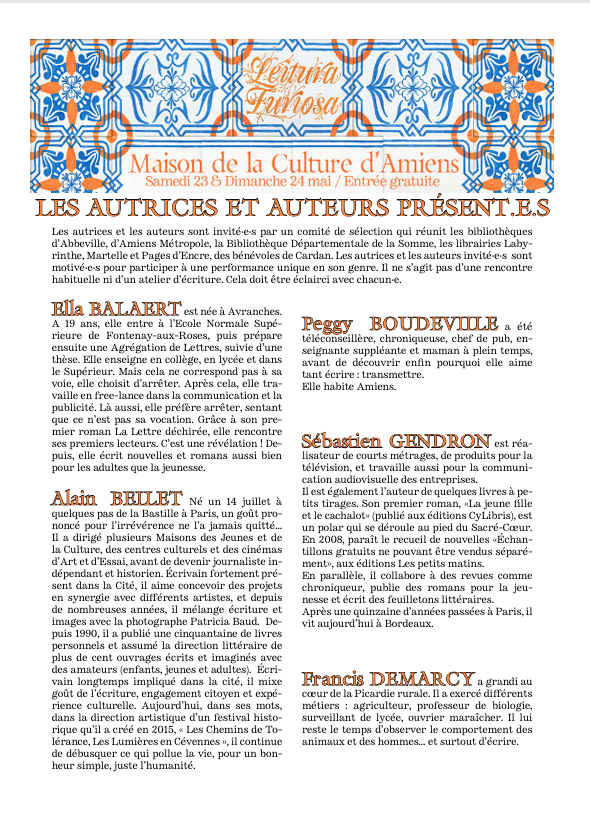 programme leitura furiosa 2026 p2