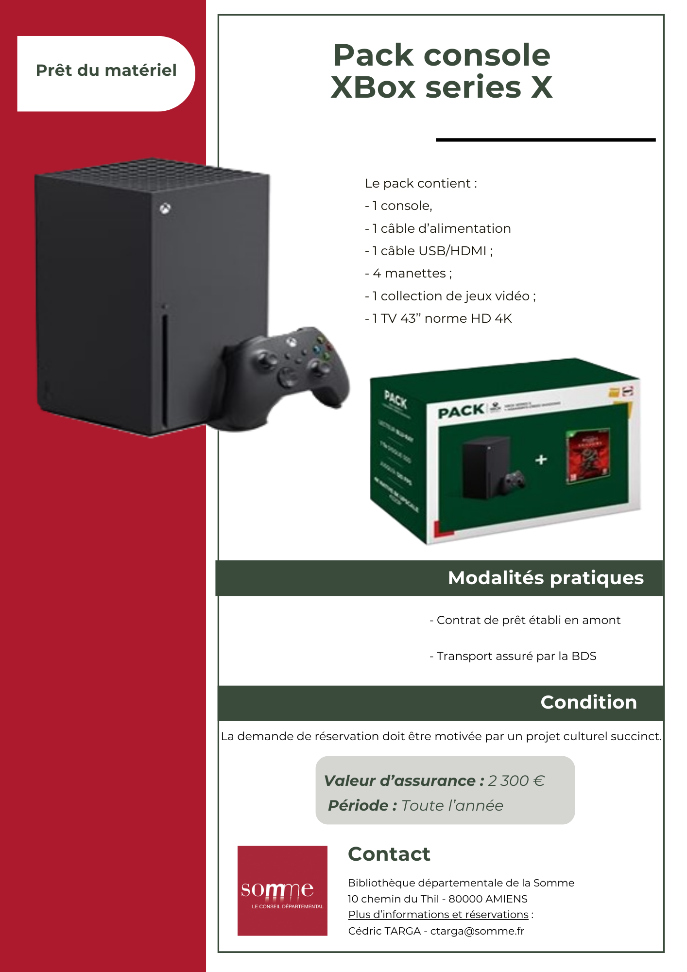 Pack console Xbox serie X