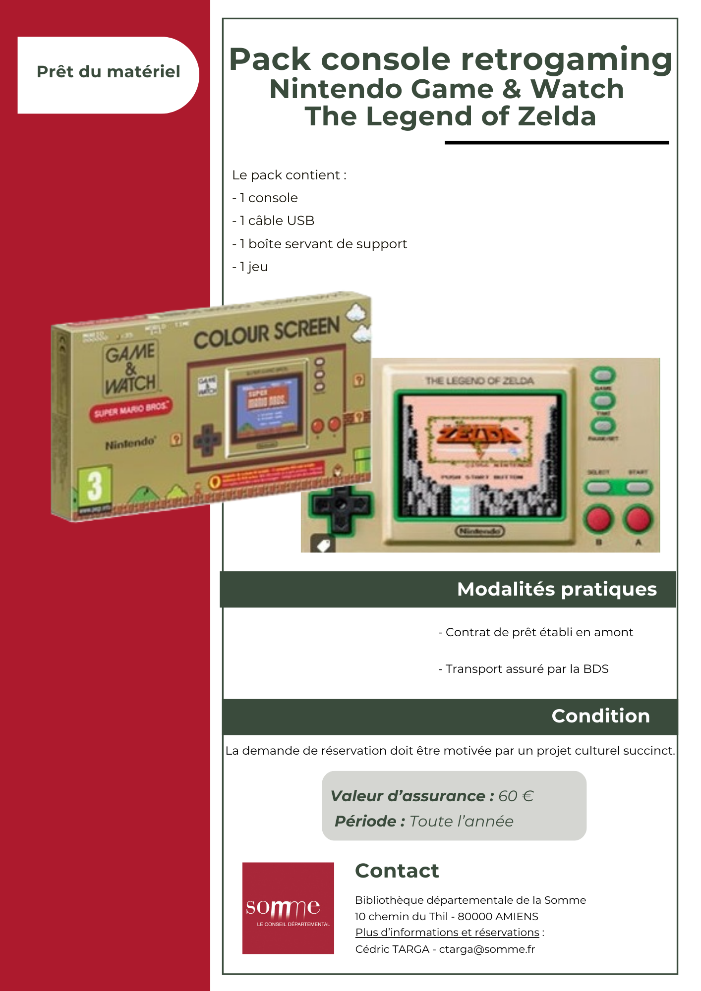 Pack retro gaming zelda