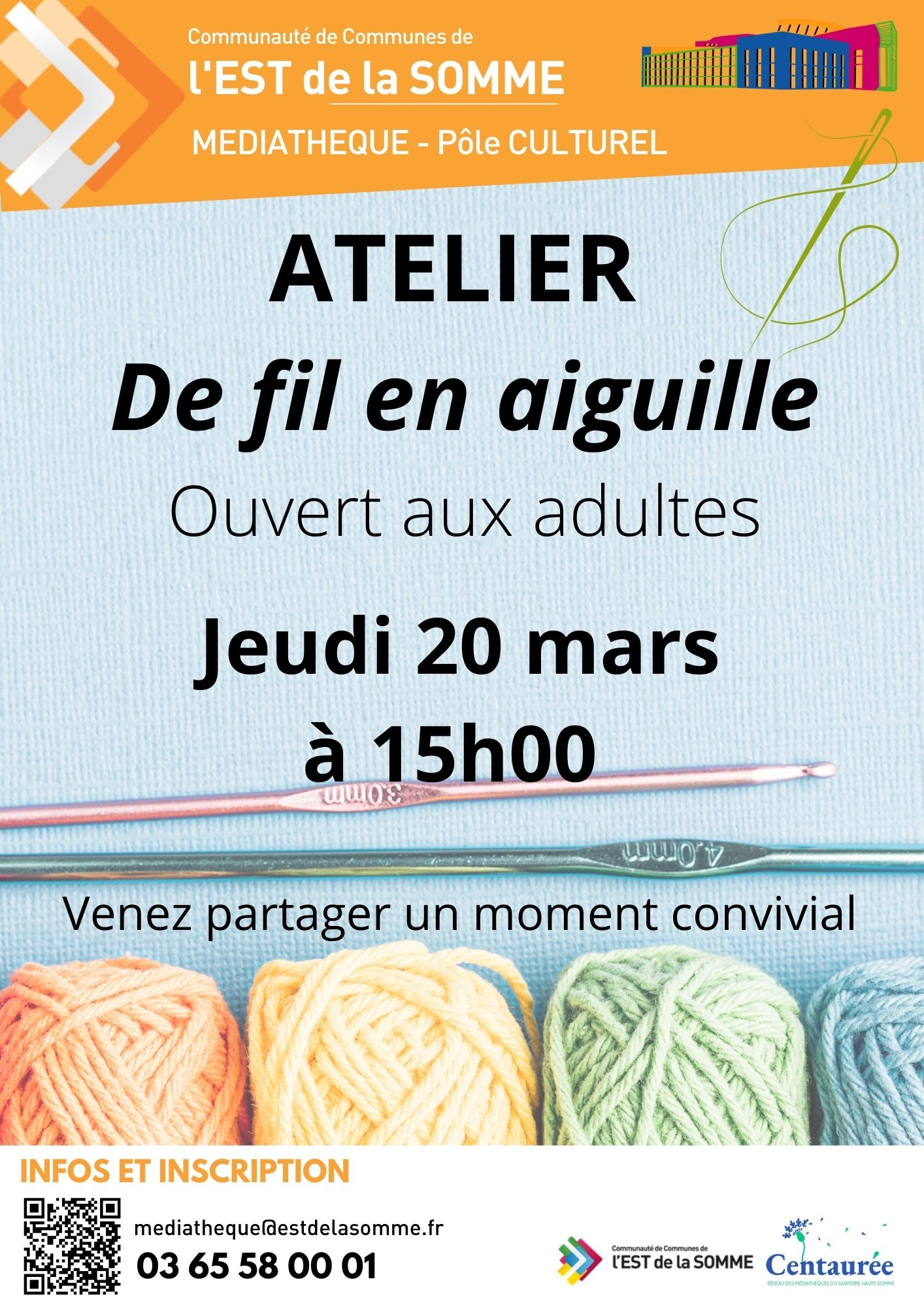 Atelier de fil en aiguille