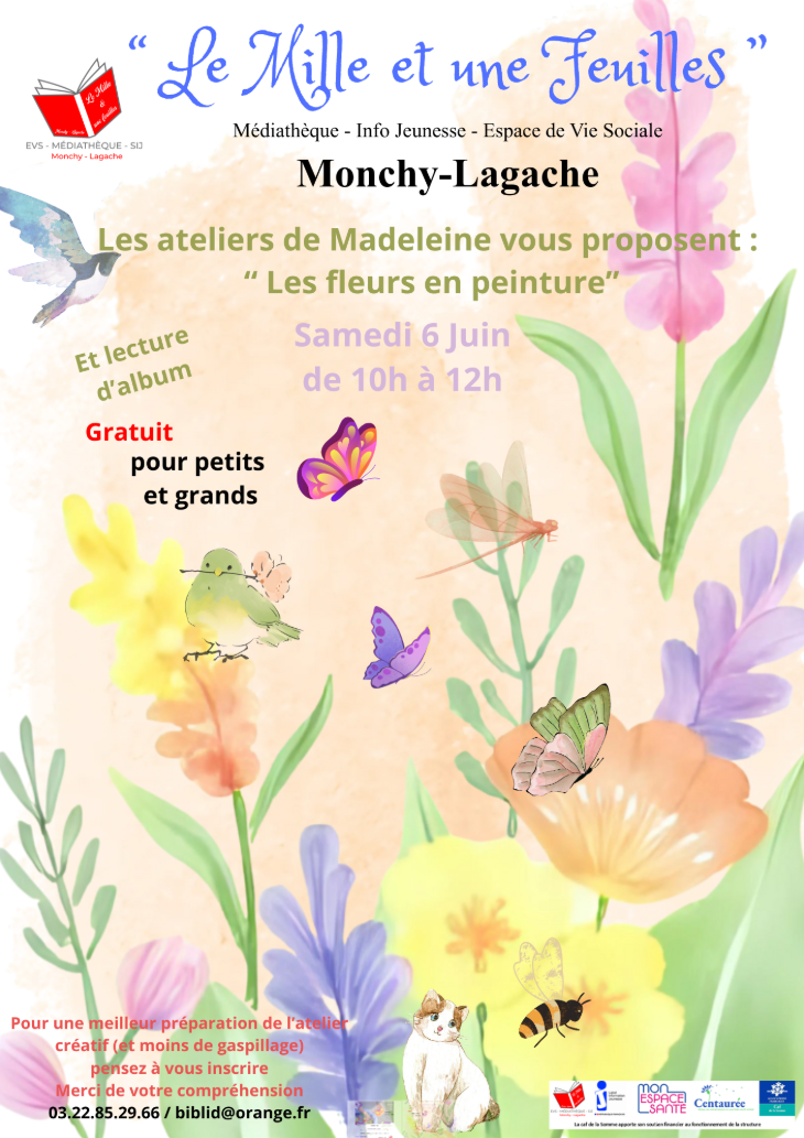 MONCHY LAGACHE fleurs en peinture 20260606