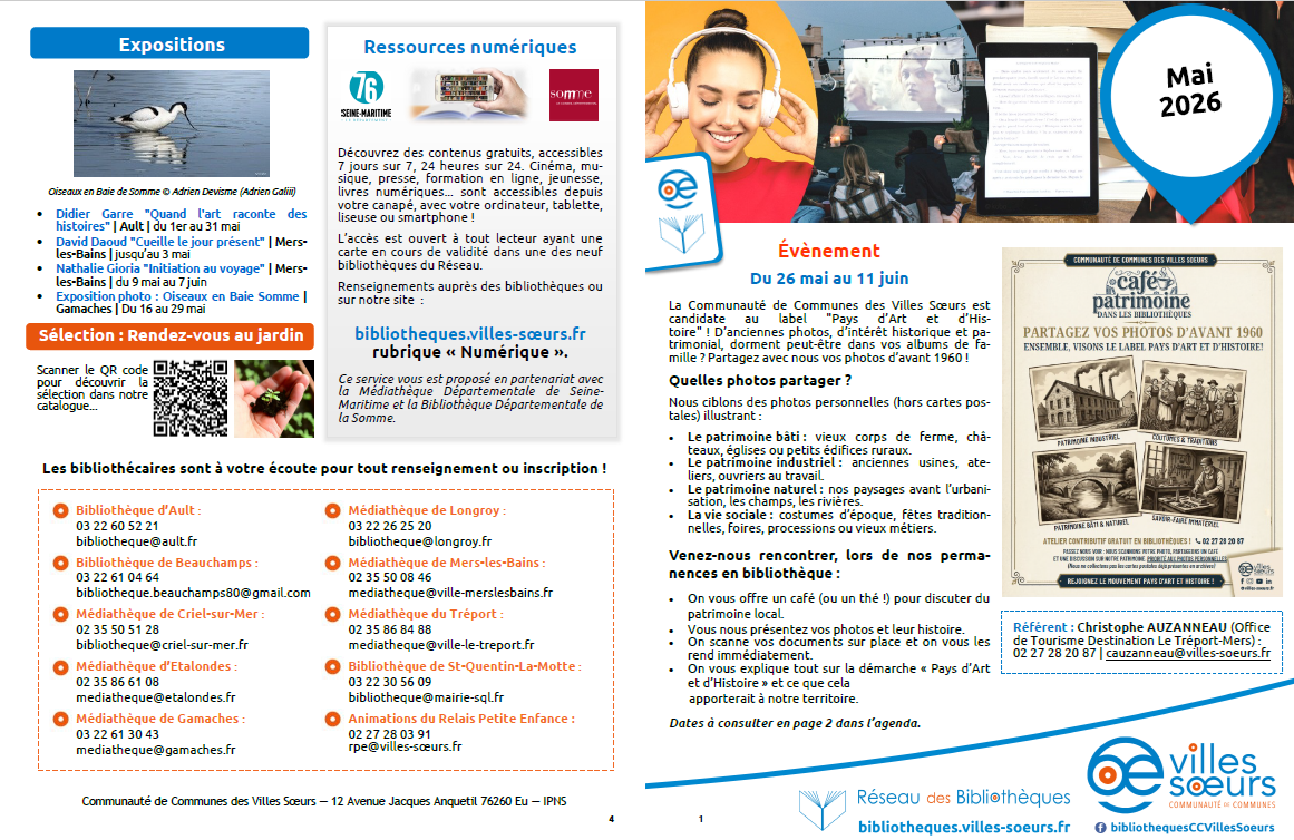 VILLES SOEURS animations bibliotheques 202605 p1